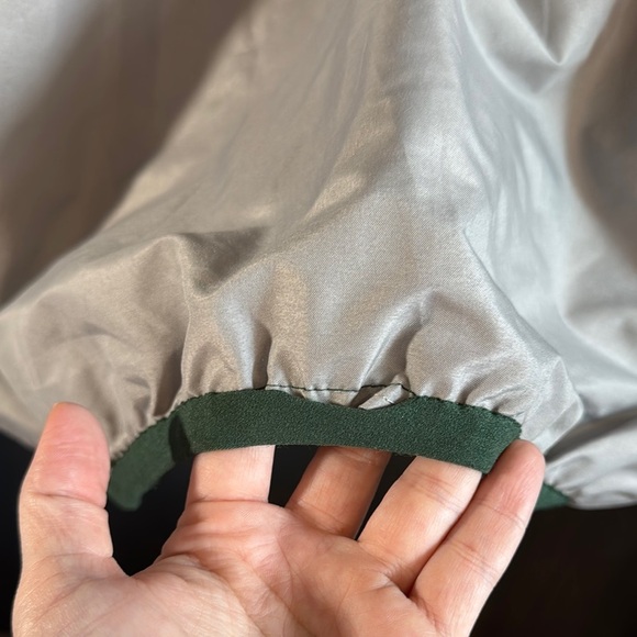 NFL NY Jets Gray Green Windbreaker Jacket Pullover Men's S - Picture 6 of 6